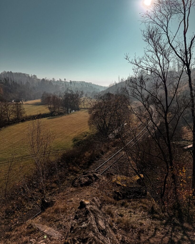 Výhled na železniční most